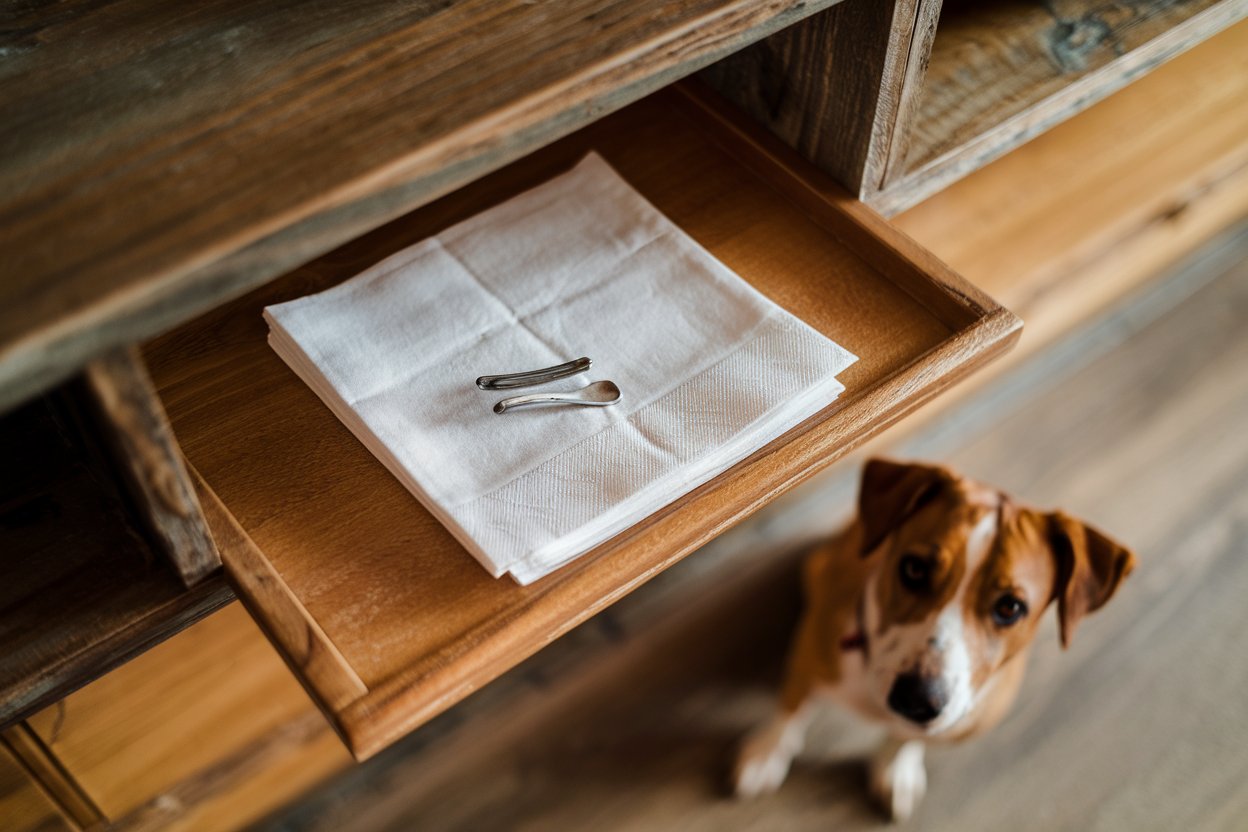 eeping Your Dog Safe from eating napkin