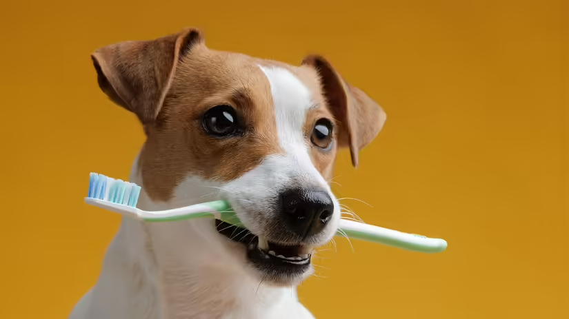 dog regular teeth examination