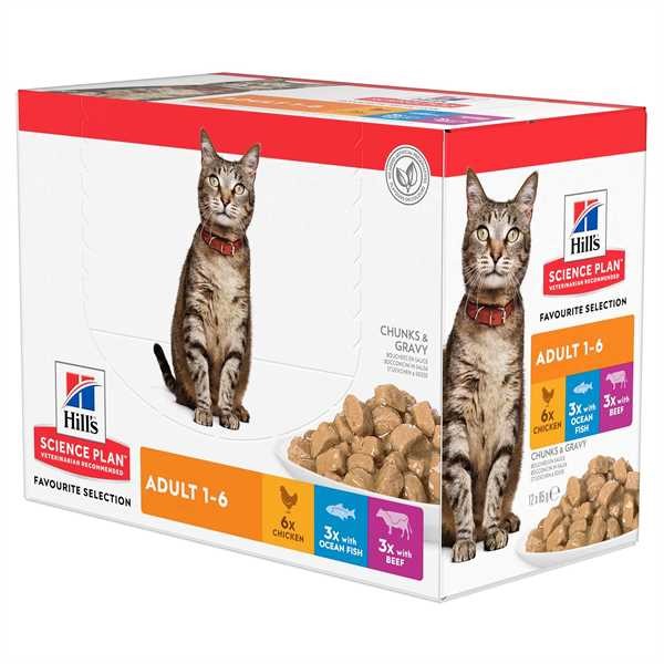 Hill's Science Diet Adult Wet Cat Food 